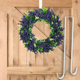 Maxbell Wreath Hanger for Front Door over The Door Hanger Hook for Party Decorations White