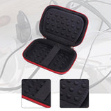 Maxbell Hard EVA Travel Case Headphone Shockproof Earbud Multifunctional Storage Bag Red