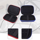 Maxbell Hard EVA Travel Case Headphone Shockproof Earbud Multifunctional Storage Bag Red