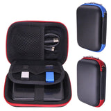 Maxbell Hard EVA Travel Case Headphone Shockproof Earbud Multifunctional Storage Bag Red