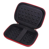 Maxbell Hard EVA Travel Case Headphone Shockproof Earbud Multifunctional Storage Bag Red