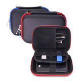 Maxbell Hard EVA Travel Case Headphone Shockproof Earbud Multifunctional Storage Bag Red