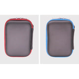 Maxbell Hard EVA Travel Case Headphone Shockproof Earbud Multifunctional Storage Bag Red