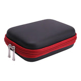 Maxbell Hard EVA Travel Case Headphone Shockproof Earbud Multifunctional Storage Bag Red