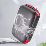 Maxbell Hard EVA Travel Case Headphone Shockproof Earbud Multifunctional Storage Bag Red