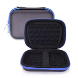 Maxbell Hard EVA Travel Case Headphone Shockproof Earbud Multifunctional Storage Bag Blue