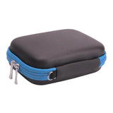 Maxbell Hard EVA Travel Case Headphone Shockproof Earbud Multifunctional Storage Bag Blue