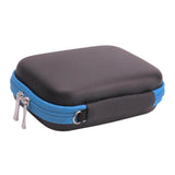 Maxbell Hard EVA Travel Case Headphone Shockproof Earbud Multifunctional Storage Bag Blue