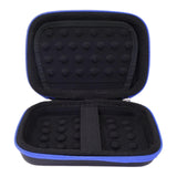 Maxbell Hard EVA Travel Case Headphone Shockproof Earbud Multifunctional Storage Bag Blue
