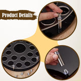 Maxbell Shot Glass Tray Holder Acrylic Beer Wine Glass Display Rack for Bar Home Rum