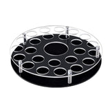 Maxbell Shot Glass Tray Holder Acrylic Beer Wine Glass Display Rack for Bar Home Rum