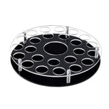 Maxbell Shot Glass Tray Holder Acrylic Beer Wine Glass Display Rack for Bar Home Rum