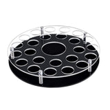 Maxbell Shot Glass Tray Holder Acrylic Beer Wine Glass Display Rack for Bar Home Rum