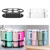 Maxbell Water Bottle Organizer Space Saving Cup Holder for 20 30 40oz Pantry Kitchen Black