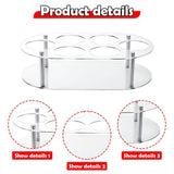 Maxbell Water Bottle Organizer Space Saving Cup Holder for 20 30 40oz Pantry Kitchen Clear