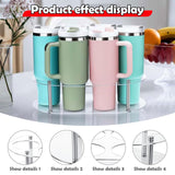 Maxbell Water Bottle Organizer Space Saving Cup Holder for 20 30 40oz Pantry Kitchen Clear