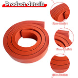 Maxbell Silicone Seal Strip Weather Stripping for Tool Box Sports Equipment Wardrobe 10mm