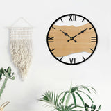 Maxbell Wall Clock Versatile Minimalist Silent Elegant Decor for Home Kitchen Office Diameter 12inch