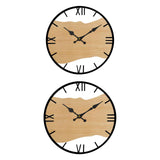 Maxbell Wall Clock Versatile Minimalist Silent Elegant Decor for Home Kitchen Office Diameter 12inch