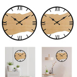 Maxbell Wall Clock Versatile Minimalist Silent Elegant Decor for Home Kitchen Office Diameter 12inch