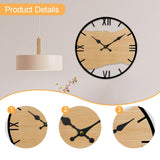Maxbell Wall Clock Versatile Minimalist Silent Elegant Decor for Home Kitchen Office Diameter 10inch