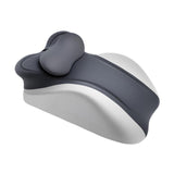 Maxbell Memory Cotton Bed Wedge Pillow Simple for Side Sleeping Watching Movies Gray