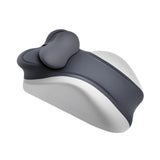 Maxbell Memory Cotton Bed Wedge Pillow Simple for Side Sleeping Watching Movies Gray