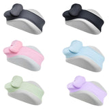 Maxbell Memory Cotton Bed Wedge Pillow Simple for Side Sleeping Watching Movies Gray