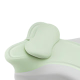 Maxbell Memory Cotton Bed Wedge Pillow Simple for Side Sleeping Watching Movies Green