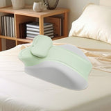 Maxbell Memory Cotton Bed Wedge Pillow Simple for Side Sleeping Watching Movies Green