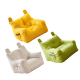 Maxbell Kids Bean Bag Chair Comfortable Indoor Decoration Lazy Sofa with Side Pocket yellow 45x45x35cm