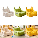 Maxbell Kids Bean Bag Chair Comfortable Indoor Decoration Lazy Sofa with Side Pocket yellow 45x45x35cm