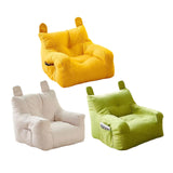 Maxbell Kids Bean Bag Chair Comfortable Indoor Decoration Lazy Sofa with Side Pocket yellow 45x45x35cm