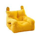 Maxbell Kids Bean Bag Chair Comfortable Indoor Decoration Lazy Sofa with Side Pocket yellow 45x45x35cm