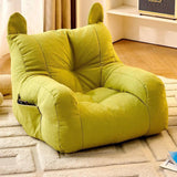 Maxbell Kids Bean Bag Chair Comfortable Indoor Decoration Lazy Sofa with Side Pocket green 45x45x35cm
