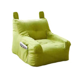 Maxbell Kids Bean Bag Chair Comfortable Indoor Decoration Lazy Sofa with Side Pocket green 50x50x45cm