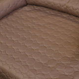 Maxbell Summer Cooling Dog Bed with Pillow Washable Cat Pad for Small Dogs Home Cats 70cmx15cm coffee