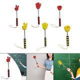 Maxbell Telescopic Teacher Pointer Portable Extendable Hand Pointer for Presentation Red Victory Gesture