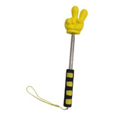 Maxbell Telescopic Teacher Pointer Portable Extendable Hand Pointer for Presentation Yellow Victory