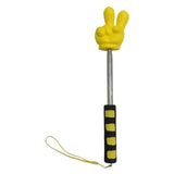 Maxbell Telescopic Teacher Pointer Portable Extendable Hand Pointer for Presentation Yellow Victory