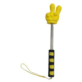 Maxbell Telescopic Teacher Pointer Portable Extendable Hand Pointer for Presentation Yellow Victory