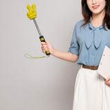Maxbell Telescopic Teacher Pointer Portable Extendable Hand Pointer for Presentation Yellow Victory