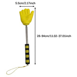 Maxbell Telescopic Teacher Pointer Portable Extendable Hand Pointer for Presentation Yellow Hand
