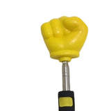 Maxbell Telescopic Teacher Pointer Portable Extendable Hand Pointer for Presentation Yellow Fist