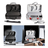 Maxbell Game Console Carrying Case Gaming Accessories for USB Cables Charging Cables Black