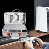 Maxbell Game Console Carrying Case Gaming Accessories for USB Cables Charging Cables Gray