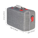 Maxbell Game Console Carrying Case Gaming Accessories for USB Cables Charging Cables Gray