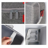Maxbell Game Console Carrying Case Gaming Accessories for USB Cables Charging Cables Gray