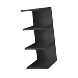 Maxbell Desk Bookshelf 3 Tier Multifunction Portable Storage Rack for Office Desktop Black