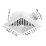 Maxbell Bathroom Exhaust Fan Compact Quiet Durability Easy Installation Bathroom Fan 6 inch